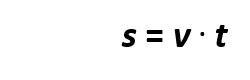 s=v*t